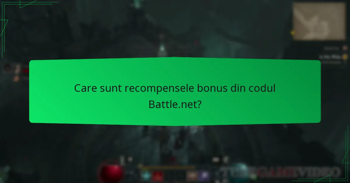 Care sunt recompensele bonus din codul Battle.net?