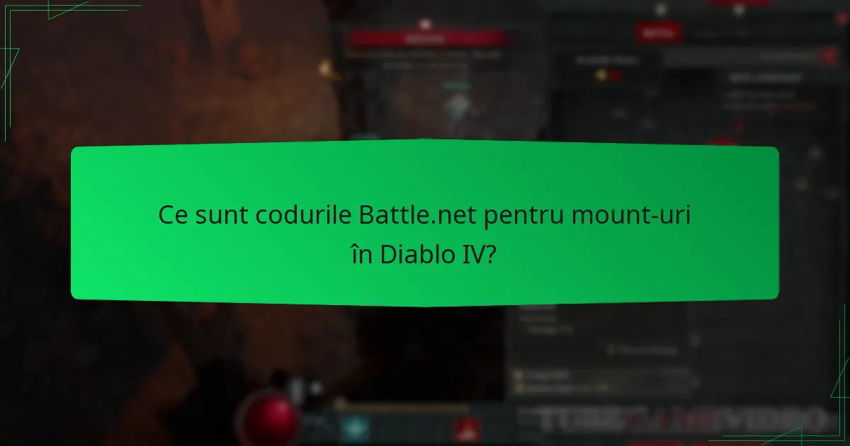 Care sunt promoțiile actuale pentru mount-uri în Diablo IV?